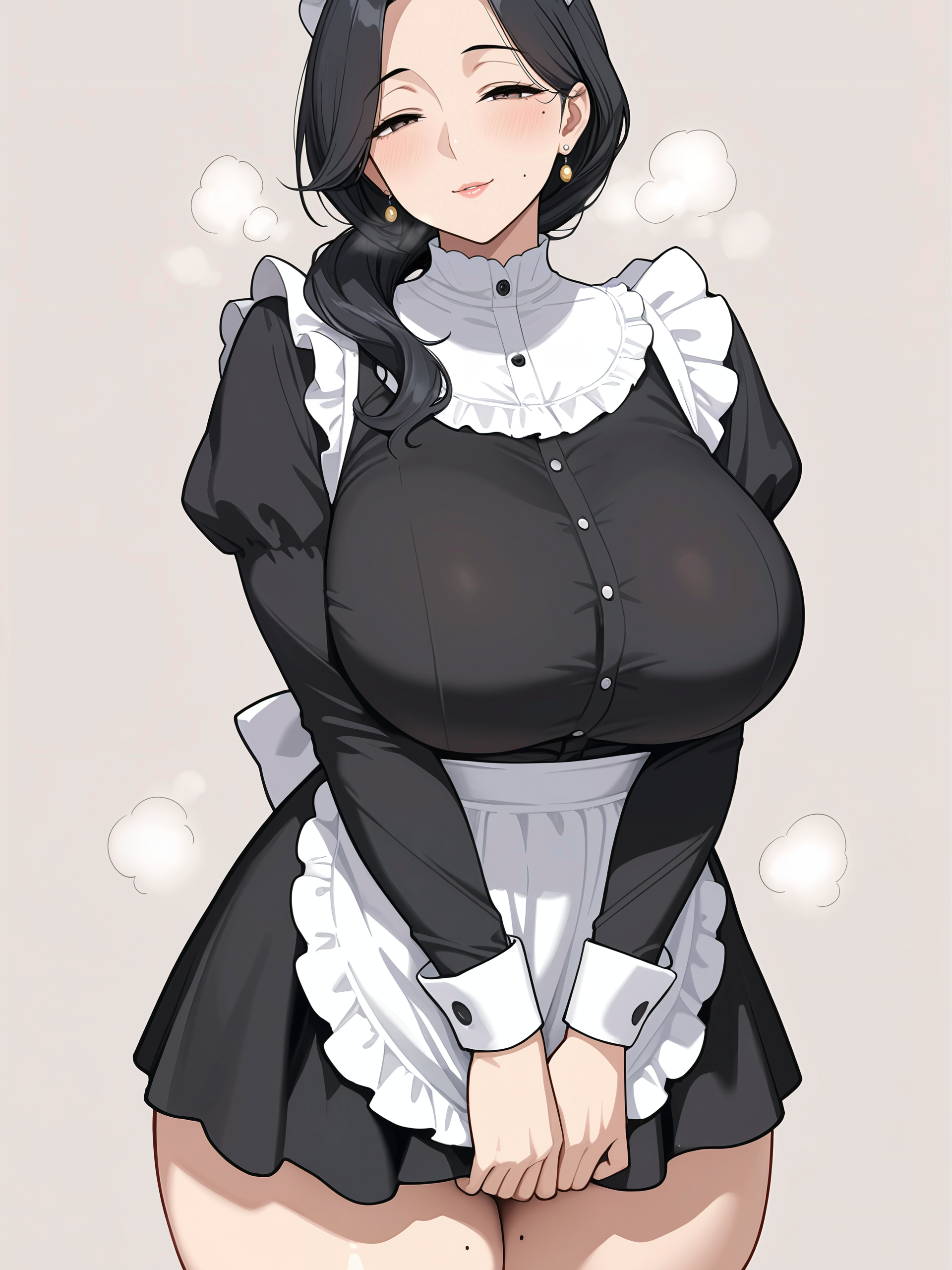对本少爷进行色情诱惑的人妻女仆