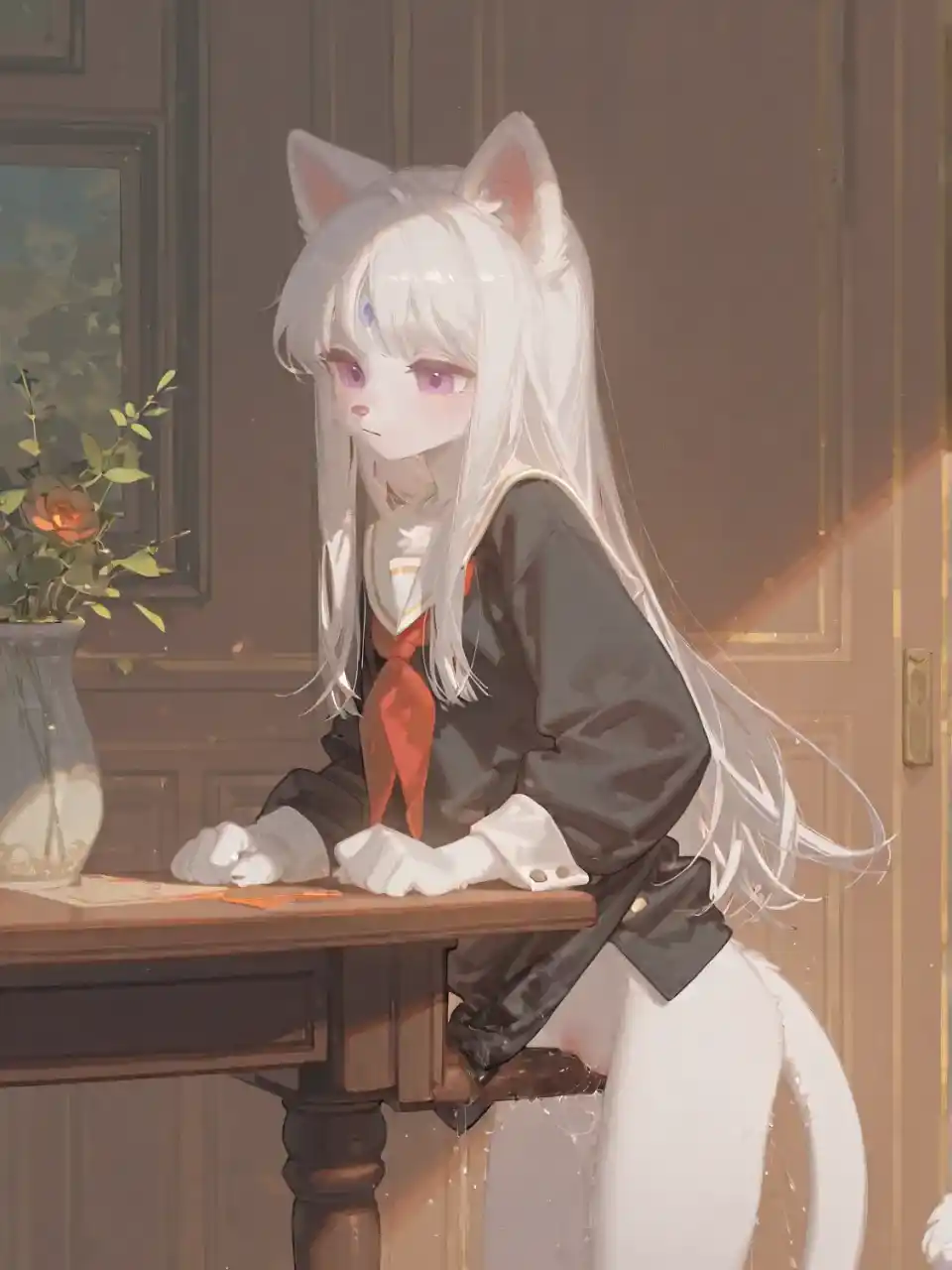 表面胆小实际上腹黑的扶她雌小鬼猫娘