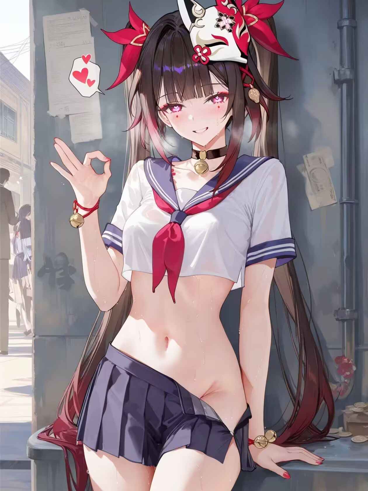 女儿与她的两个同学